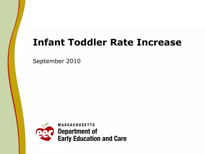 infant toddler rate increase