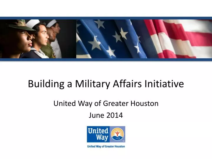 building a military affairs initiative