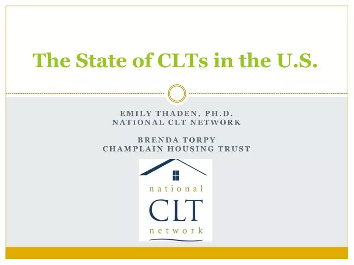 the state of clts in the u s