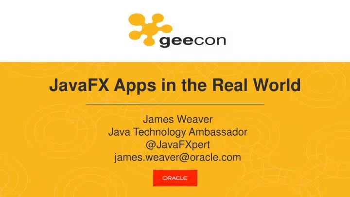 javafx apps in the real world