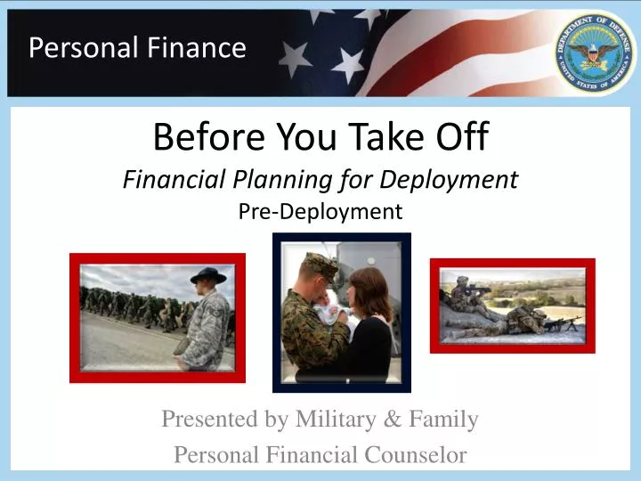 presented by military family personal financial counselor