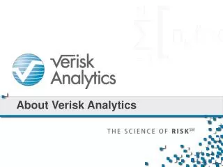 About Verisk Analytics