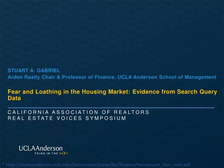 california association of realtors real estate voices symposium