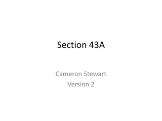 Section 43A