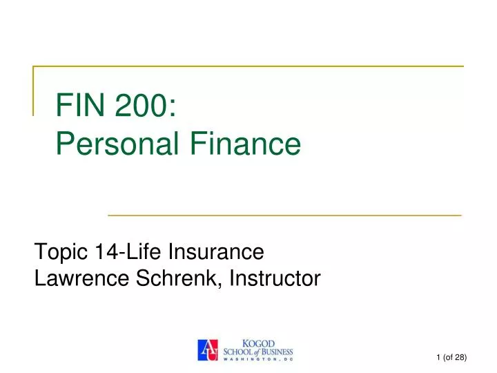 fin 200 personal finance