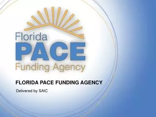 FLORIDA PACE FUNDING AGENCY