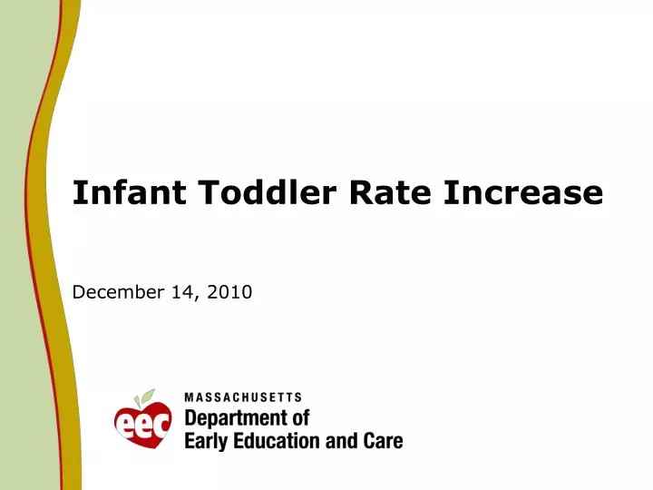 infant toddler rate increase december 14 2010