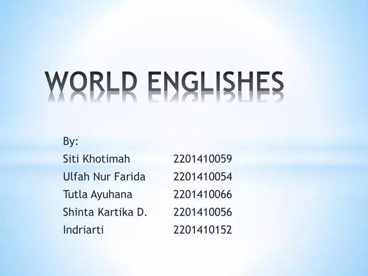 world englishes