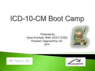 ICD-10-CM Boot Camp