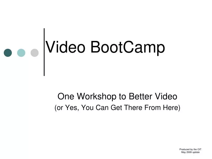 video bootcamp