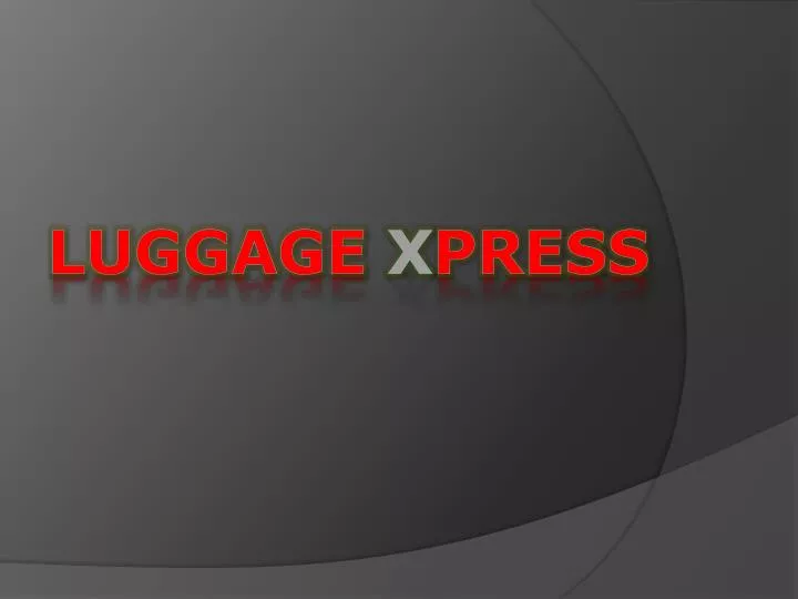 luggage x press