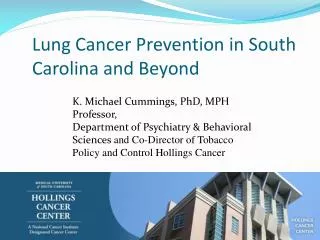 Lung Cancer Prevention in South Carolina and Beyond
