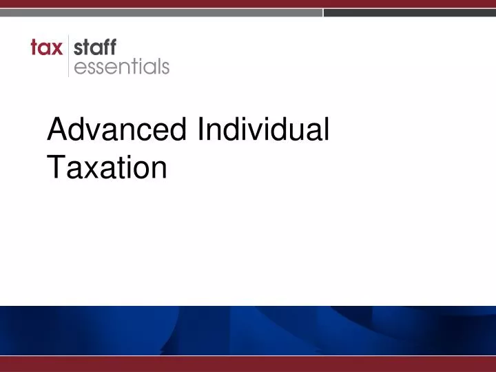 advanced individual taxation