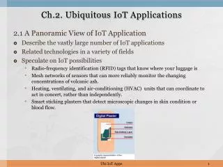 Ch.2. Ubiquitous IoT Applications