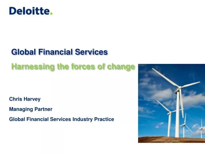 chris harvey managing partner global financial services industry practice