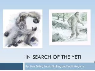 In Search of the Yeti