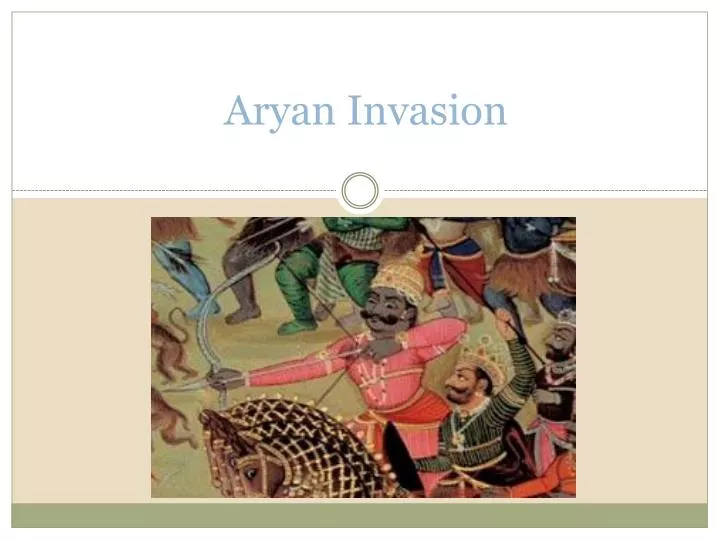 aryan invasion