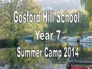 Gosford Hill School