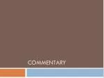 Commentary - slide 1