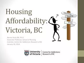 Housing Affordability: Victoria, BC