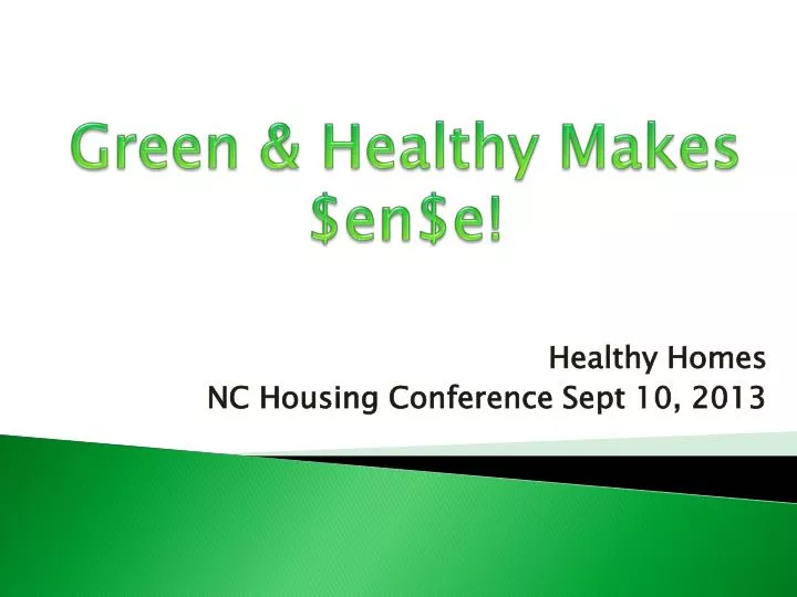 healthy homes nc housing conference sept 10 2013