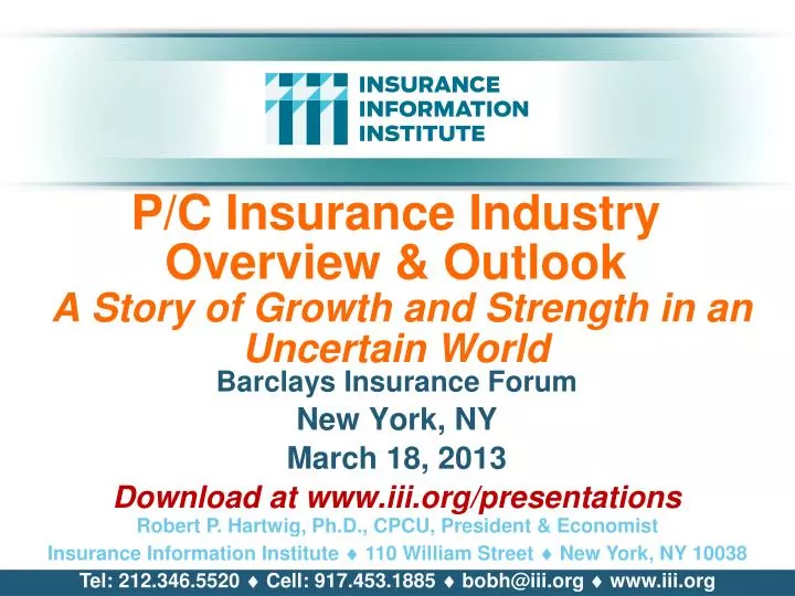p c insurance industry overview outlook a story of growth and strength in an uncertain world