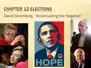 Chapter 12 Elections