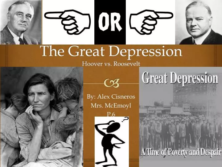 the great depression hoover vs roosevelt