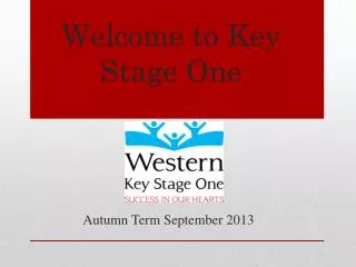 Welcome to Key Stage One
