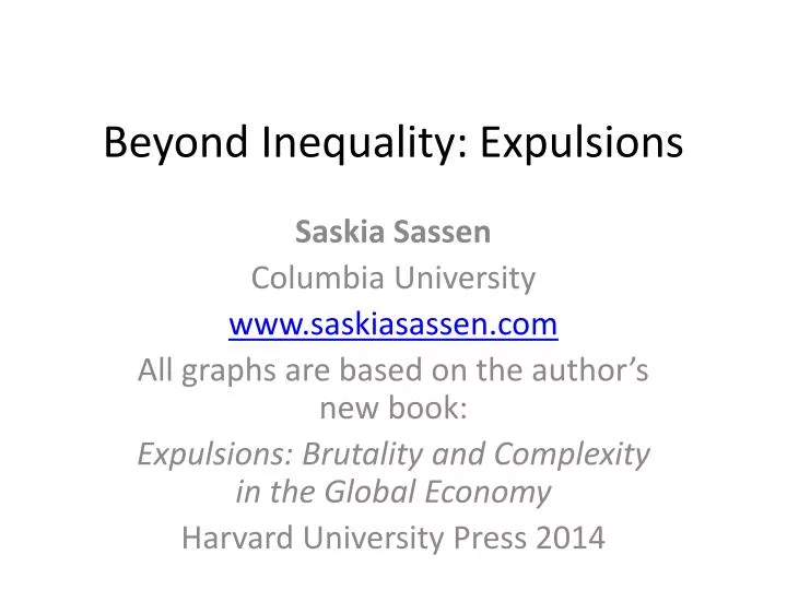 beyond inequality expulsions