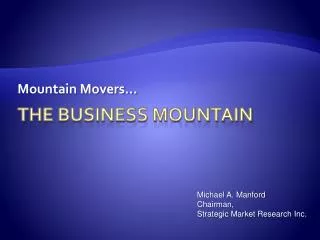 The business mountain