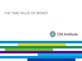 The Time value of money