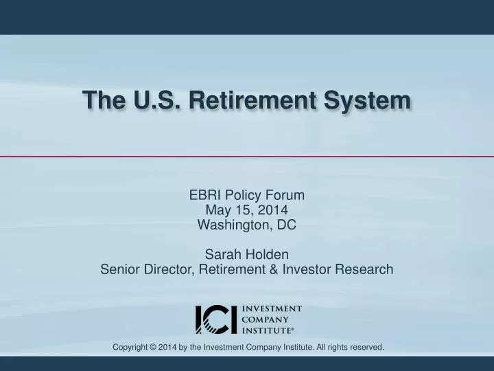 the u s retirement system