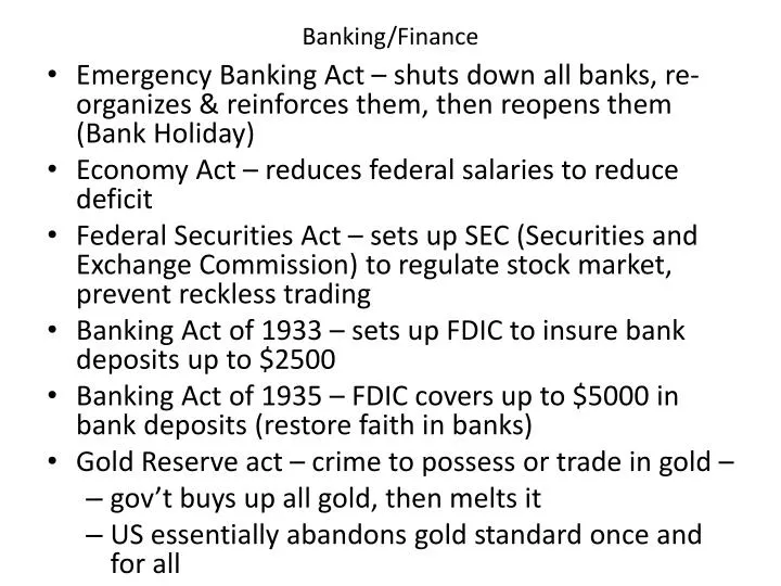 banking finance