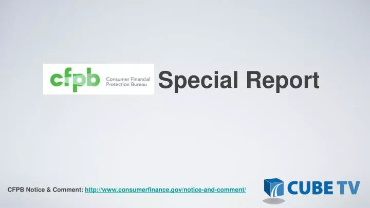 cfpb special report