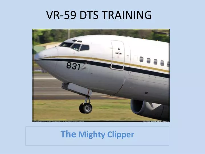 vr 59 dts training