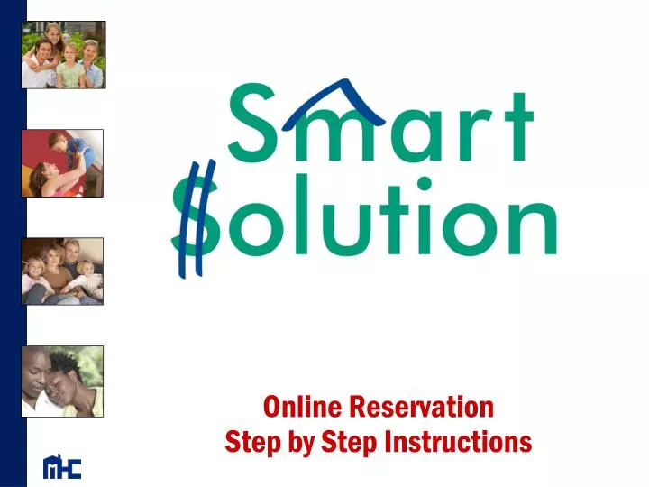 online reservation step by step instructions