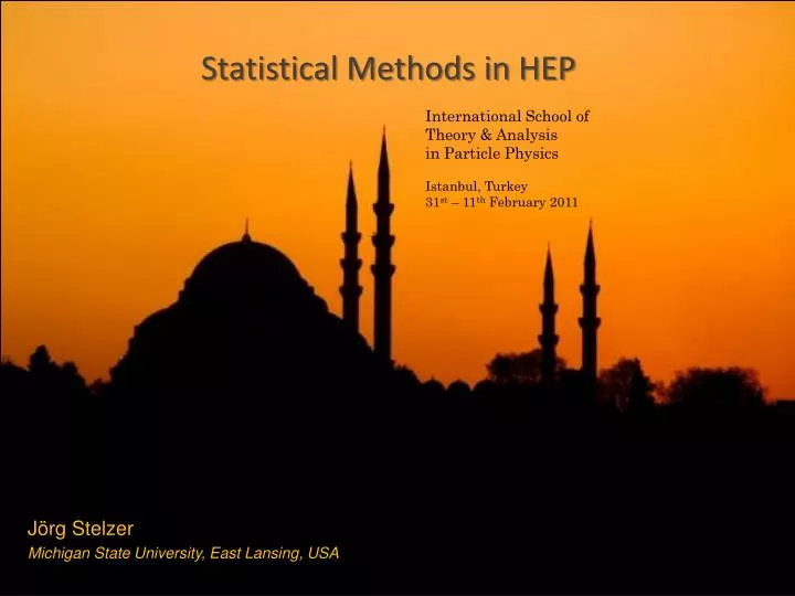 statistical methods in hep