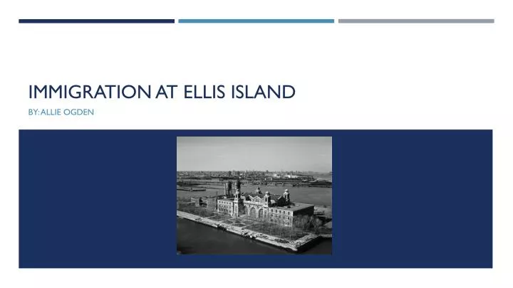 immigration at ellis island