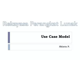 Use Case Model