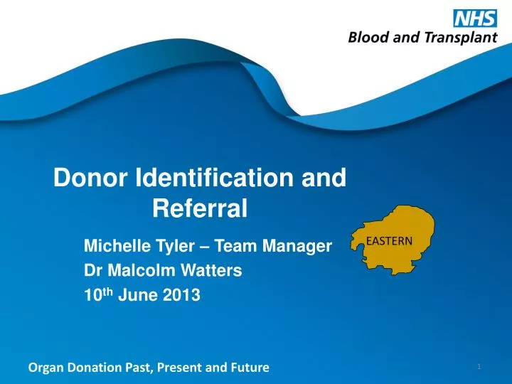 donor identification and referral