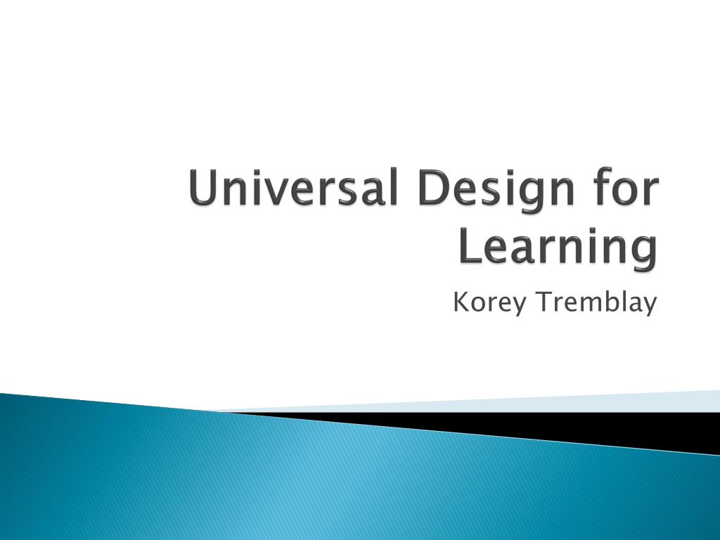 PPT - Universal Design for Learning PowerPoint Presentation, free ...