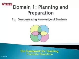 Domain 1: Planning and Preparation