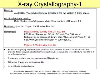 X-ray Crystallography-1