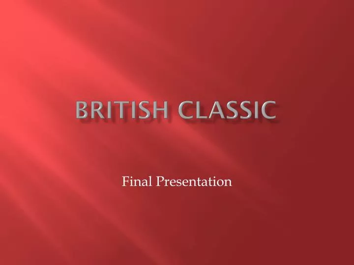 british classic
