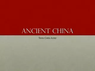 Ancient China