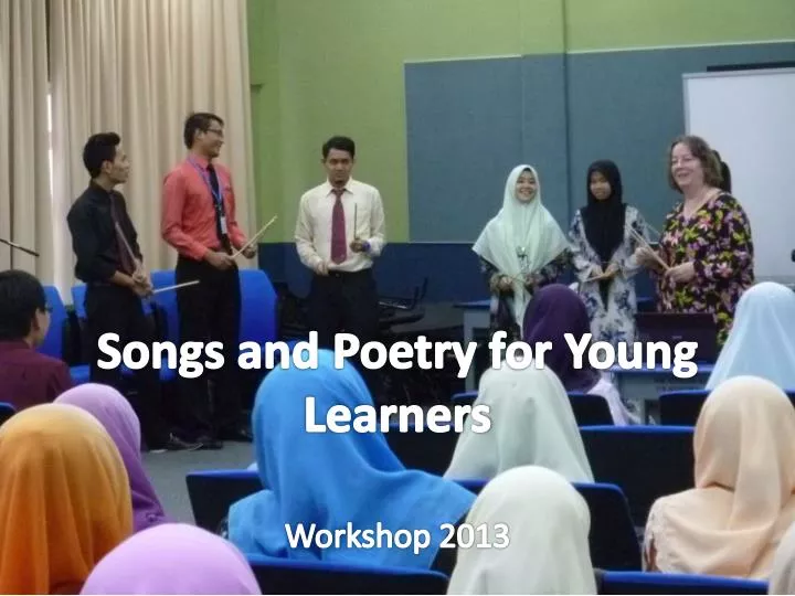 songs and poetry for young learners