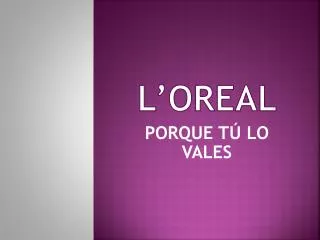 l oreal
