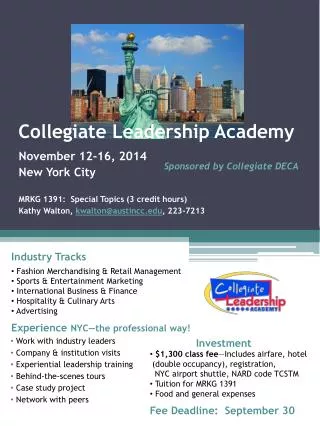 collegiate leadership academy