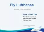 Fly Lufthansa - slide 1